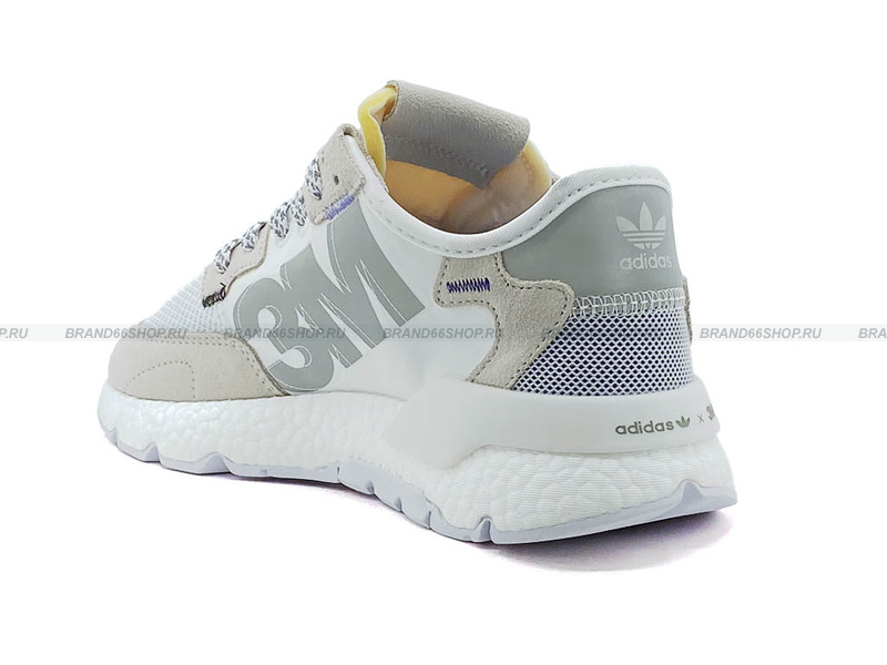 Adidas nite sale jogger 3m white