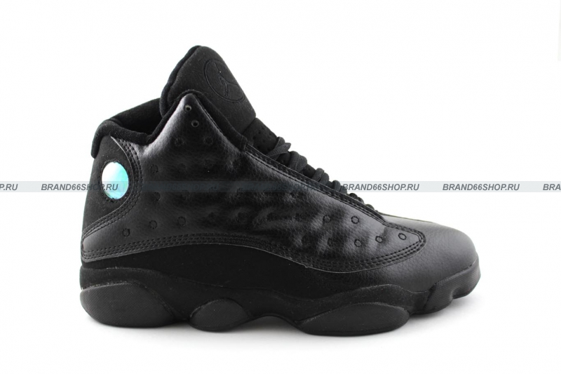 All black store jordan 13s