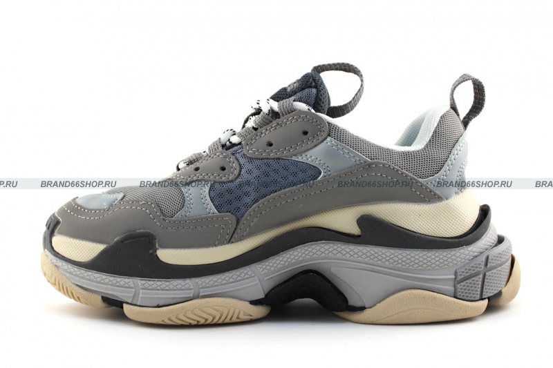 Grey triple s clearance balenciaga