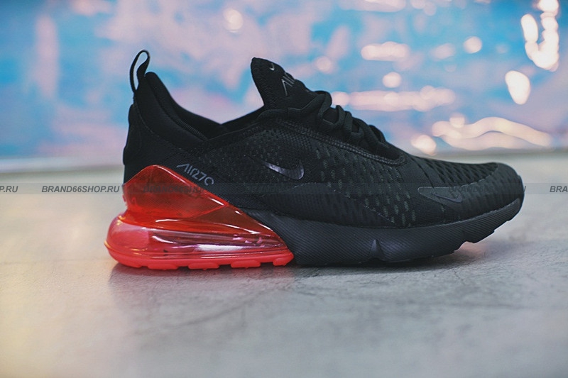 Nike air max cheap 270 black with red